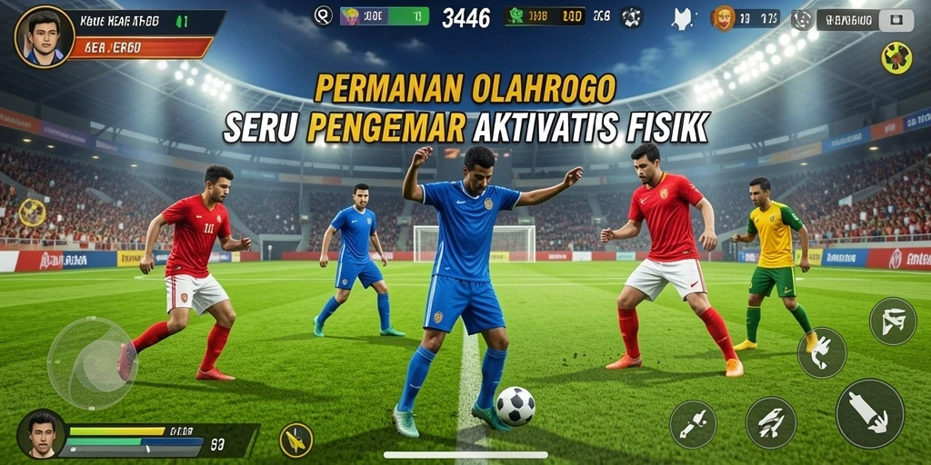 Tampilan gameplay Seru dalam Permainan Olahraga 3446.