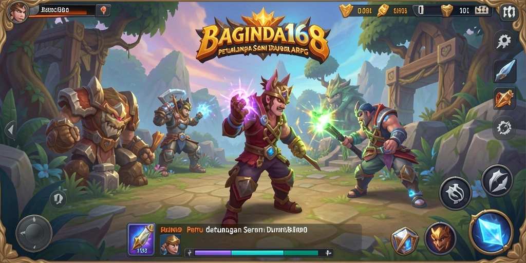 Tampilan gameplay seru dari BAGINDA168 di dunia ARPG.