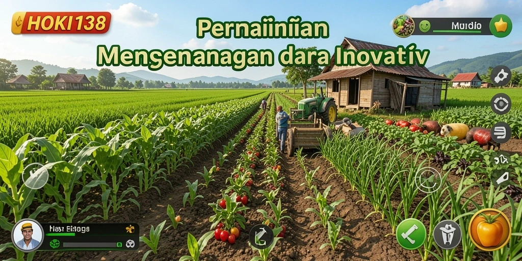 Tangkapan layar HOKI138 menampilkan gameplay seru dan interaktif di dunia pertanian.