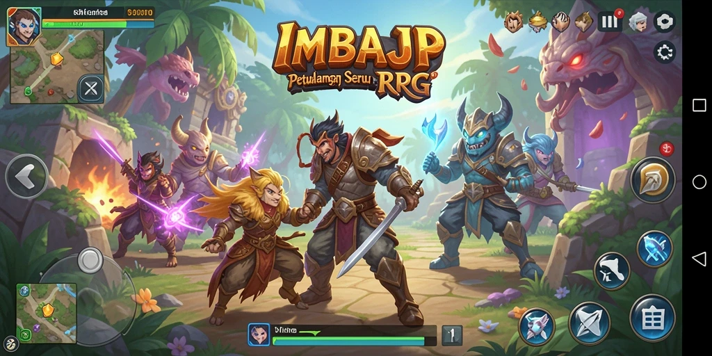 Tampilan gameplay yang menakjubkan dalam IMBAJP.