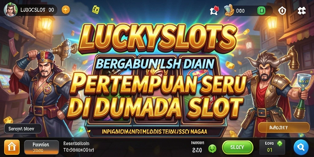 Screenshot menampilkan aksi Battle Royale intens di LUCKYSLOTS.