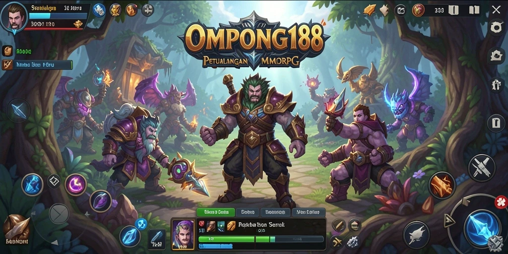 Gameplay menarik OMPONG188 dalam dunia MMORPG yang penuh petualangan.