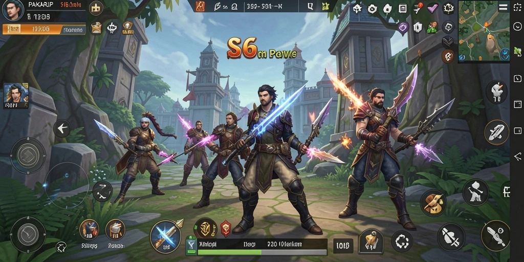 Screenshot gameplay PAKARJP menampilkan aksi strategi yang mendebarkan.