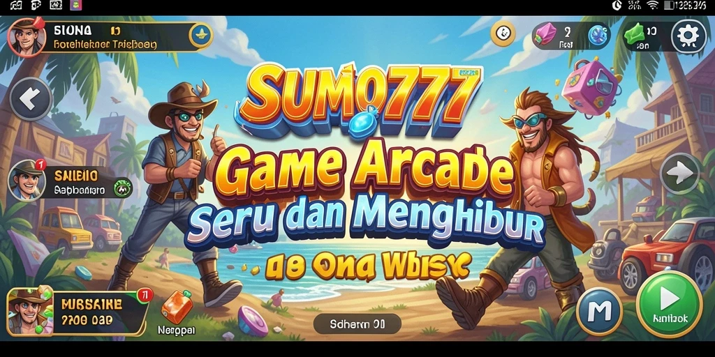 Tampilan permainan SUMO777 yang penuh aksi seru.