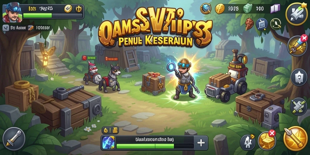 Tangkapan layar gameplay SVIP3 yang menunjukkan aktivitas Idle yang seru.